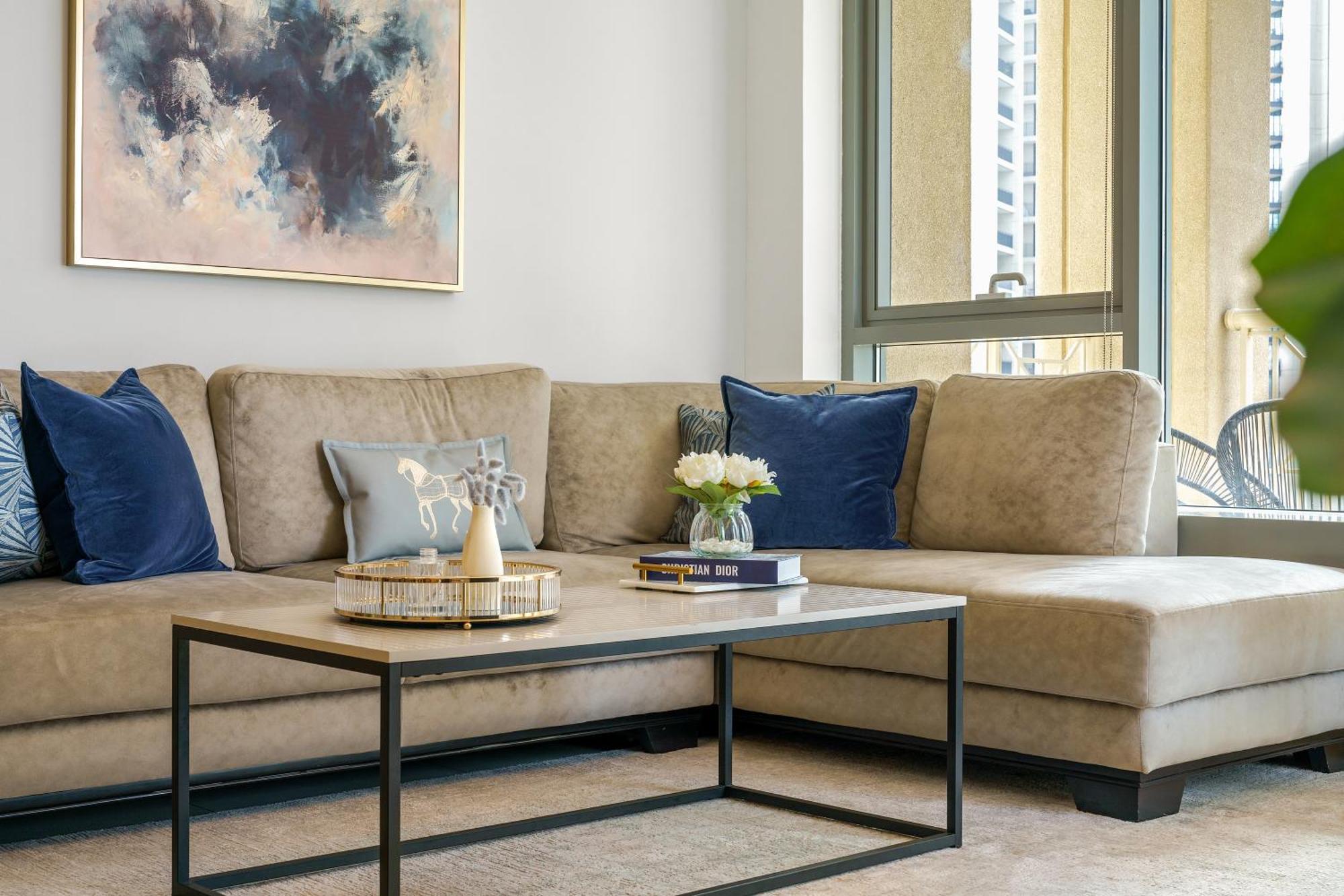 New! Luxury 3Bedroom With Spectacular Burj Views Downtown Dubai Bagian luar foto